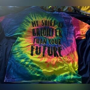 My shirt is brighter than your future (unisex)